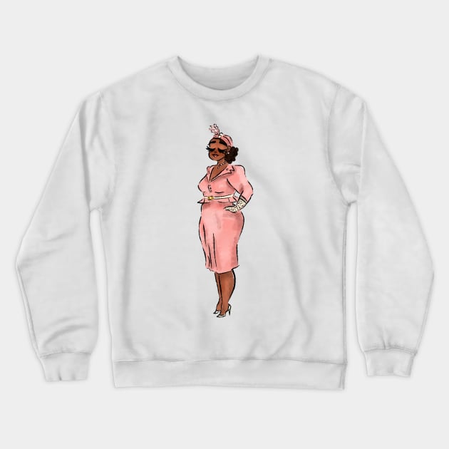 1920s plus size Queen Crewneck Sweatshirt by The Mindful Maestra